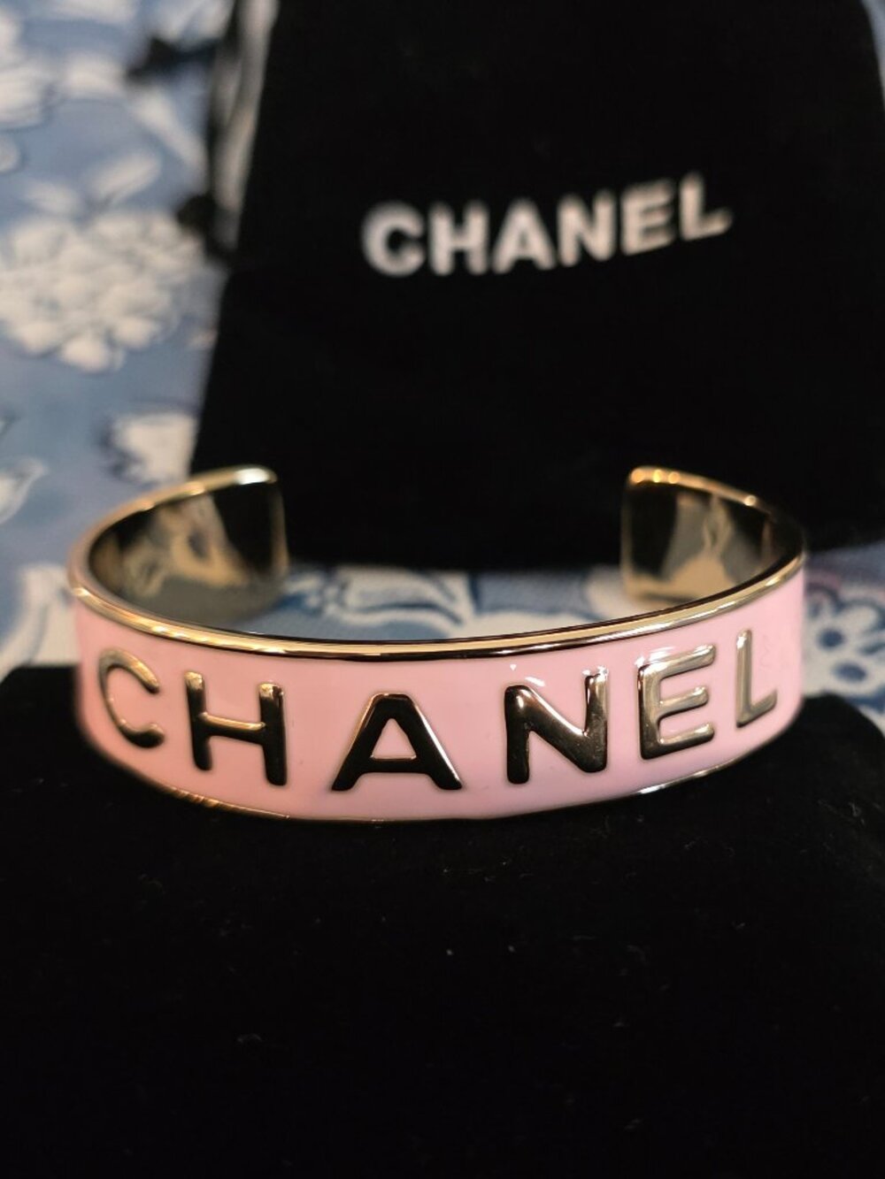 Source unknown; Beautiful cuff bracelet